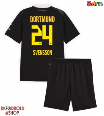 Borussia Dortmund Daniel Svensson #24 Udebanesæt Børn 2026-27 Kort ærmer (+ korte bukser)